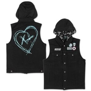 Green Day denim vest